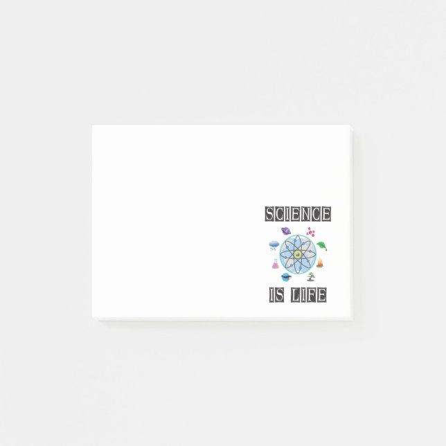 Science is life post-it notes (Front)
