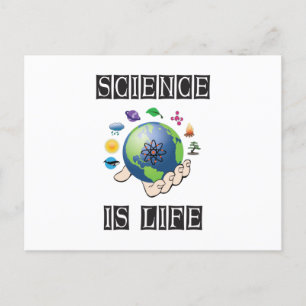 Science is life postcard