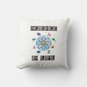 Science is life throw pillow
