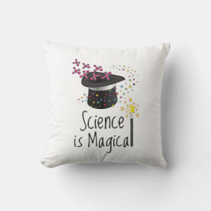 Science is Magical Throw Pillow