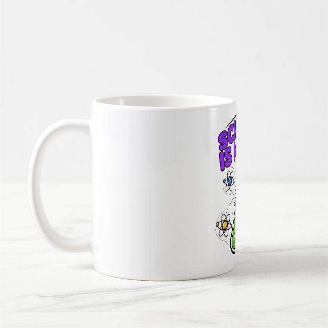 Science Is My Jam Lab Fun Coffee Mug (Left)