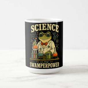 Science is My Swamperpower Frog Scientist Coffee Mug