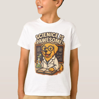 Science Is Pawesome – Dog Scientist T-Shirt