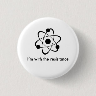 Science is real 1 inch round button