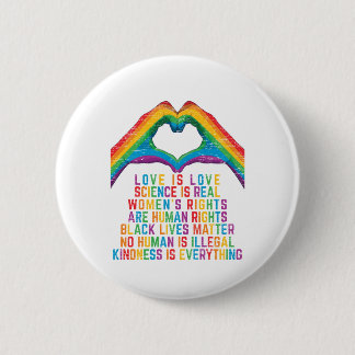 science is real - black Lives Matter 2 Inch Round Button