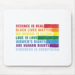 Science Is Real Black Lives Matter Mouse Pad