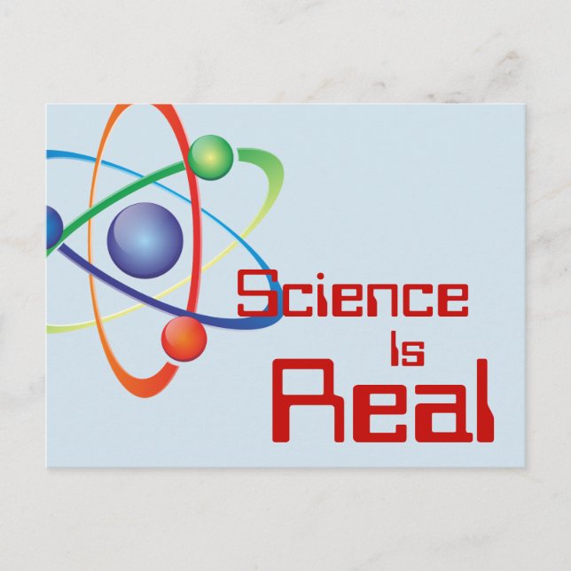 Science Is Real Postcard (Front)