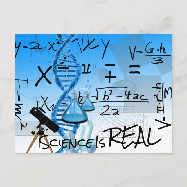 Science Is Real Postcard (Front)