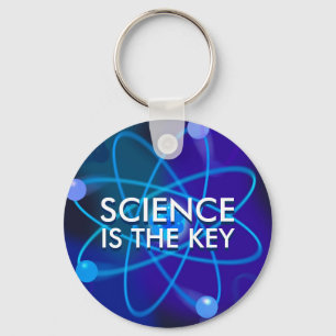 SCIENCE IS THE KEY KEYCHAIN