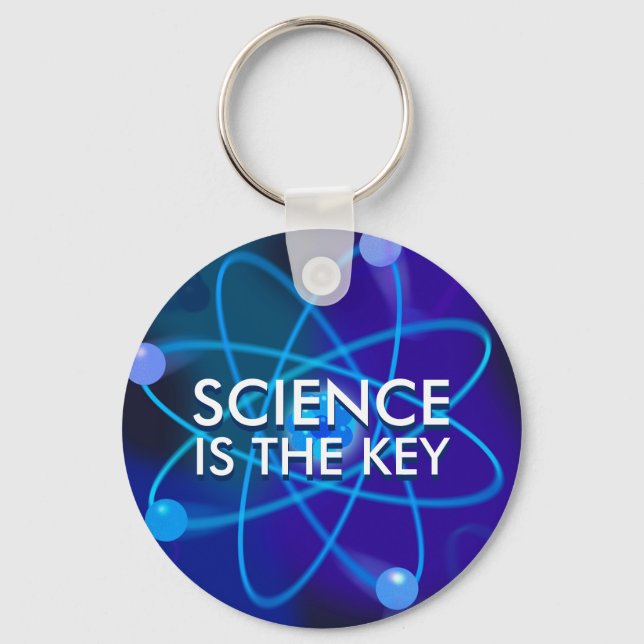 SCIENCE IS THE KEY KEYCHAIN (Front)
