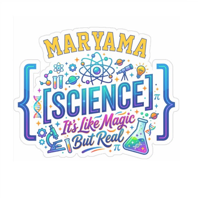 Science It's Like Magic But Real | Teacher Name (custom science teacher name decal, personalized stem teacher appreciation gift, magic but real vinyl)