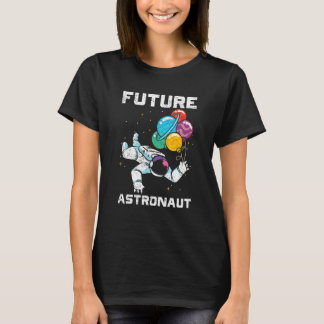 Science Junior Astronaut Planet Balloons Future As T-Shirt