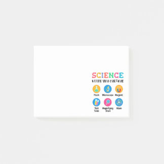 Science keeps you curious post-it notes