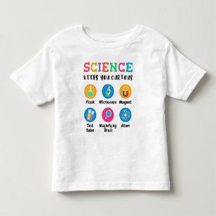 Science keeps you curious toddler t-shirt