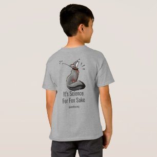 Science Kids T-Shirt Logo Front Science Fox Back