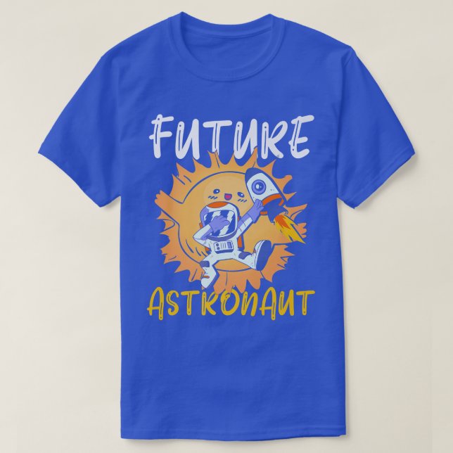 Science Kids Universe Rocket Dabbing Future Astron T-Shirt (Design Front)