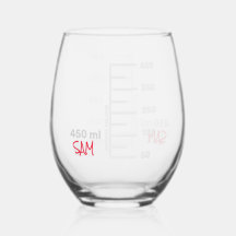Science Lab Beaker Personalized Glass Chemistry