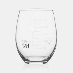 Science Lab Beaker Personalized Glass Chemistry