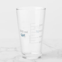Science Lab Beaker Verre de boisson personnalisée