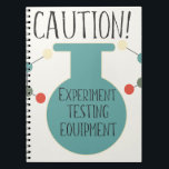 Science Lab Chemistry Pattern Notebook<br><div class="desc">Science Note Books for Chemistry</div>