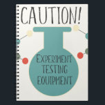 Science Lab Chemistry Pattern  Notebook<br><div class="desc">Science Note Books for Chemistry</div>