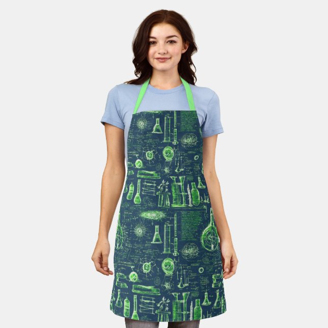 Science Lab Equipment, STEM, chemistry, physics  Apron (Worn)