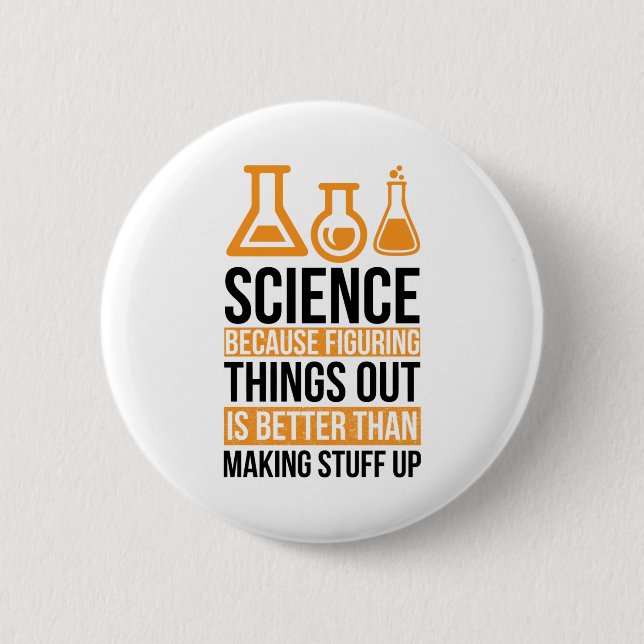 Science Lab laboratory technician Scientist 2 Inch Round Button (Front)