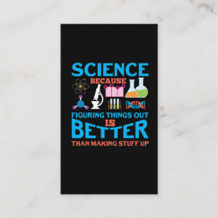 Science Lab laboratory technician Scientist Business Card