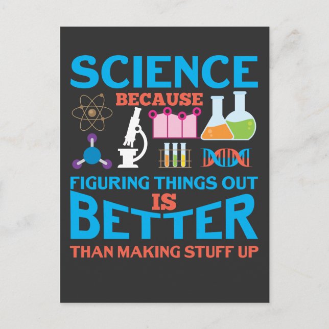 Science Lab laboratory technician Scientist Postcard (Front)