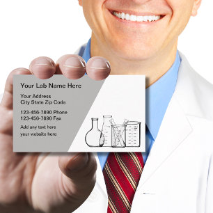 Science Lab Theme Business Cards