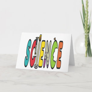 Science Laboratory Apparatus Doodle Card