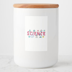 Science laboratory apparatus food label