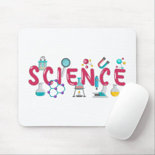 Science laboratory apparatus mouse pad