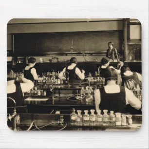 Science Lesson at the London Grammar School for Gi Mouse Pad