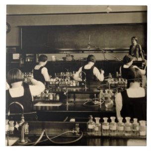 Science Lesson at the London Grammar School for Gi Tile