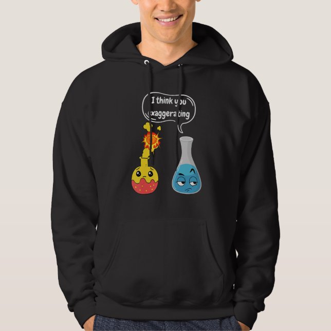 Science Magic Fun Experiments For Students Chemist Hoodie (Front)