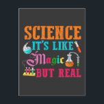 Science Magic Future Scientist Chemistry Student Postcard<br><div class="desc">Funny Nerdy Science Surprise for a student,  chemist,  Physics,  teacher,  scientist or pharmacist. Ideal Gift for all Science Nerds who like experimenting or doing an experiment in the laboratory or lab.</div>