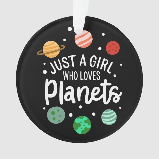 Science Nerd fille spatiale qui aime les planètes (devant)