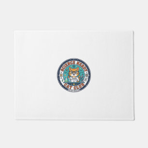 Science Nerdy Cat Cat Mom Gift Idea - Science Nerd Doormat