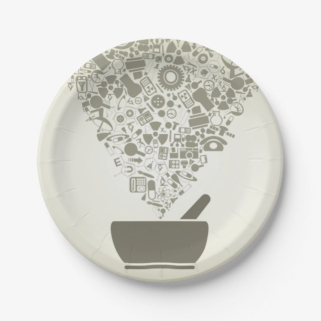 Science Objects Paper Plates (Front)