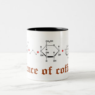 science of coffee Two-Tone coffee mug
