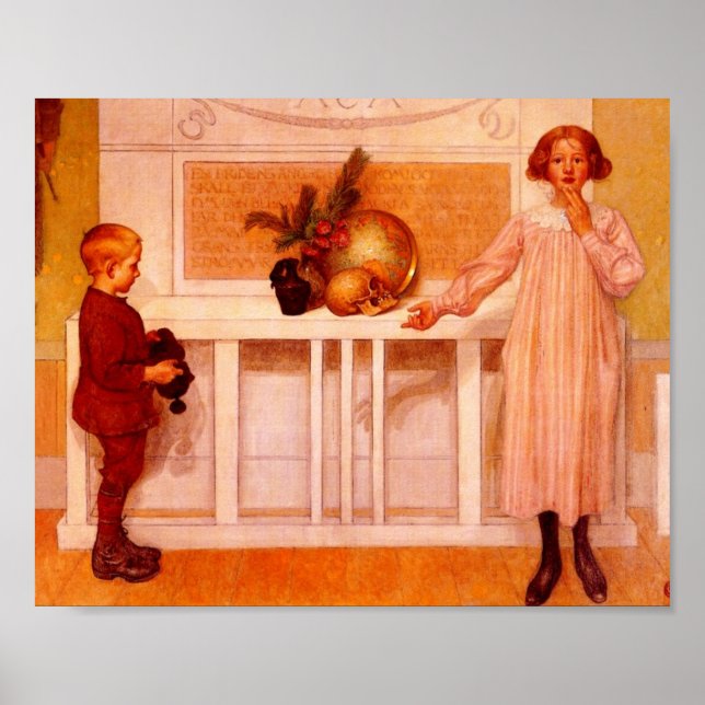 Science Painting of "Life's Enigma" Poster (Front)