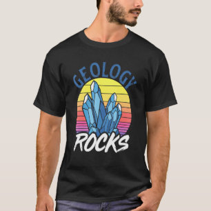 Science Paleontology Rocks Retro Geology T-Shirt