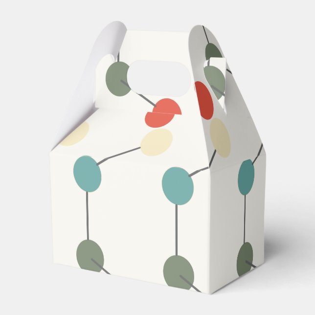 Science Party Mad Scientist Party Birthday Favor Box (Front Side)