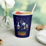 Science Party Paper Cups<br><div class="desc">Welcome your little scientists to a fantastic science-themed kids' birthday party with our Chemistry Set Paper Cups! This captivating cup features a chemistry set design with neon-coloured accents, setting the perfect tone for your science celebration. Hang it at the entrance to greet your guests and excite them for a day...</div>