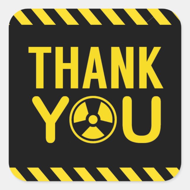 Science Party Thank You Tag (Front)