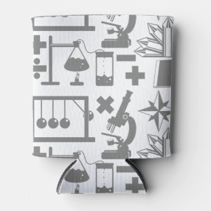 Science Pattern Can Cooler