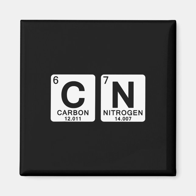 Science Periodic Table 67 Meme Teacher Funny 6 7 B Magnet (Front)