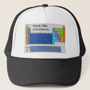 Science Periodic Table of Elements Gifts Trucker Hat