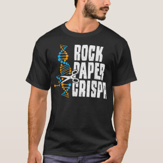 Science Rock Paper Crispr Engineer Sayings T-Shirt